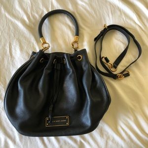 Marc jacobs black bucket bag